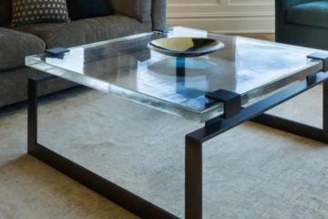 Cast Glass Table