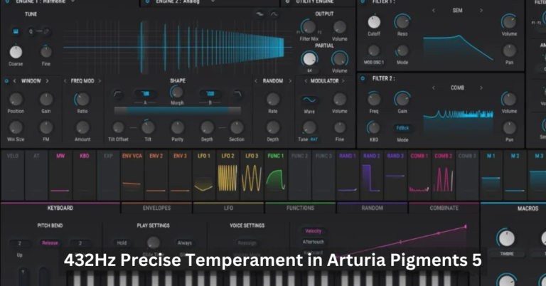 432Hz Precise Temperament in Arturia Pigments 5