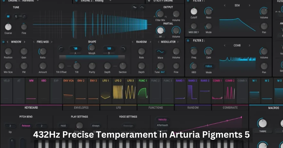 432Hz Precise Temperament in Arturia Pigments 5