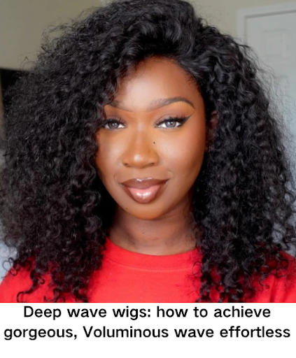 Deep wave wigs