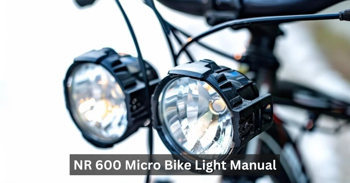 NR 600 Micro Bike Light Manual