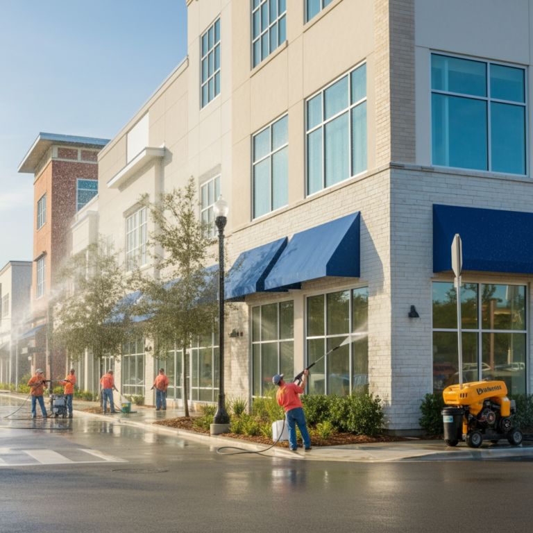 Keep Your Business Spotless with Commercial Pressure Washing in Bluffton 
