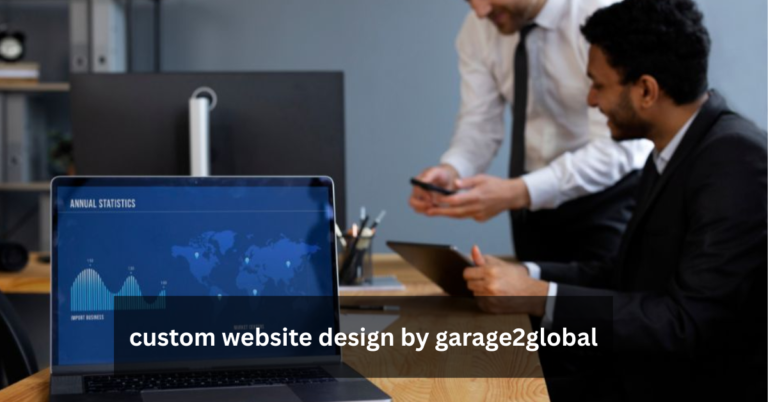 custom website design by garage2global