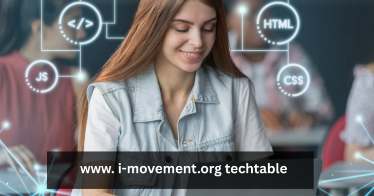 www. i-movement.org techtable